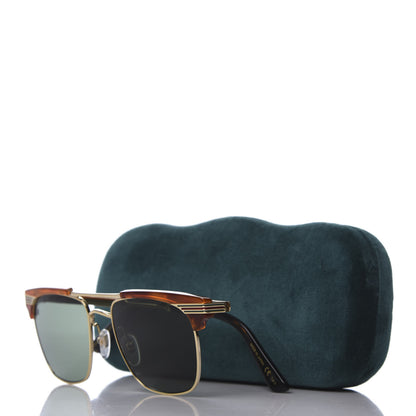 Gucci Acetate Square Frame Web Sunglasses GG0287S Light Tortoise 8 of 8