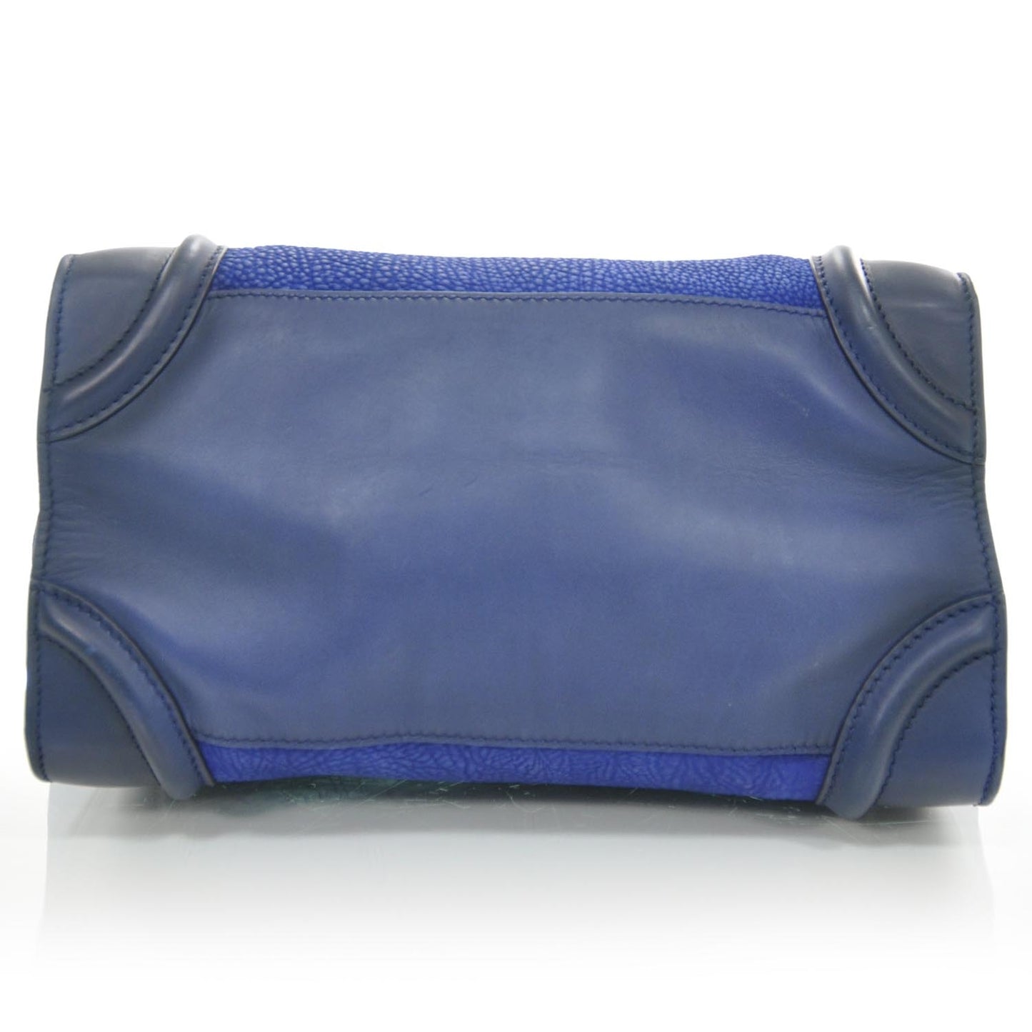 Smooth Calfskin and Lambskin Mini Luggage Royal Blue