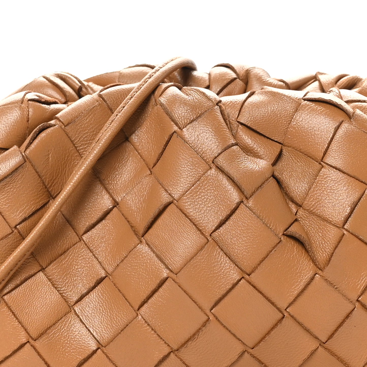 Nappa Intrecciato The Mini Pouch Carmel