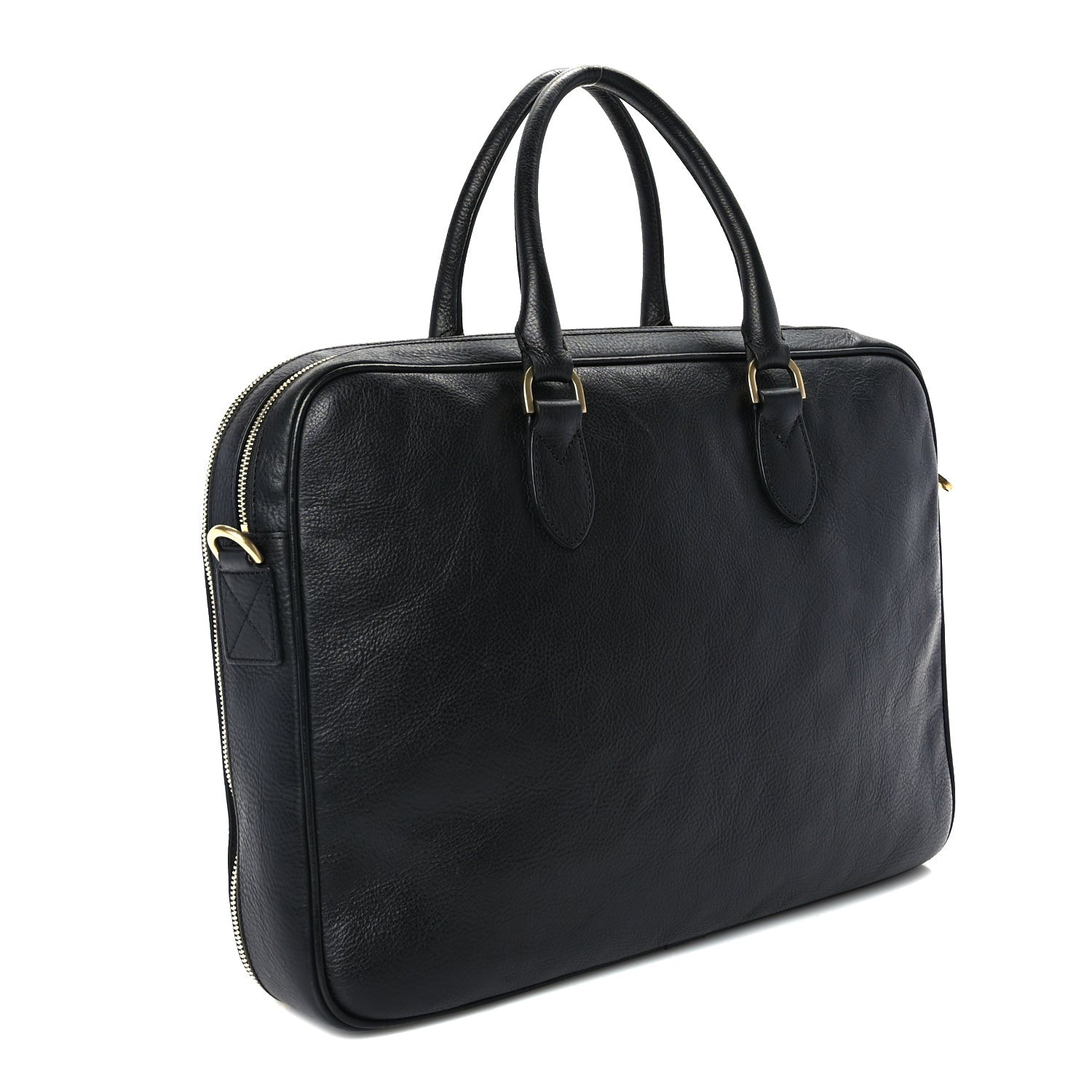 Mulberry Grained Calfskin Heathcliffe Briefcase  Black 2 of 8
