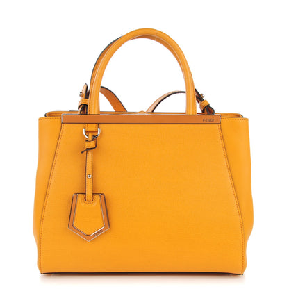 Fendi Vitello Elite Petite 2Jours Tote Miel 1 of 8