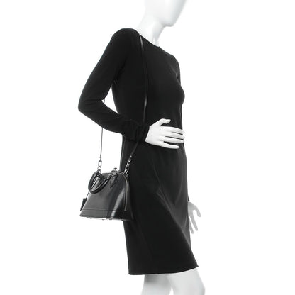 Louis Vuitton Epi Alma BB Black 2 of 6