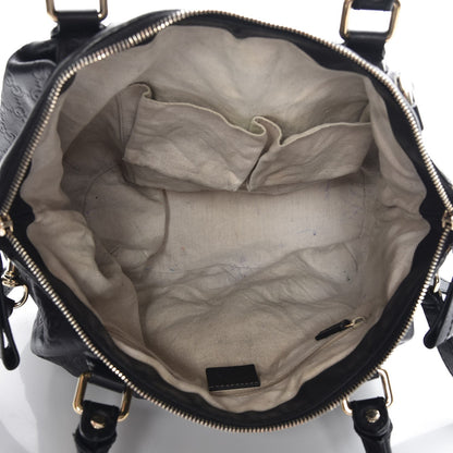 Gucci Guccissima Medium Sukey Top Handle Bag Black 6 of 8