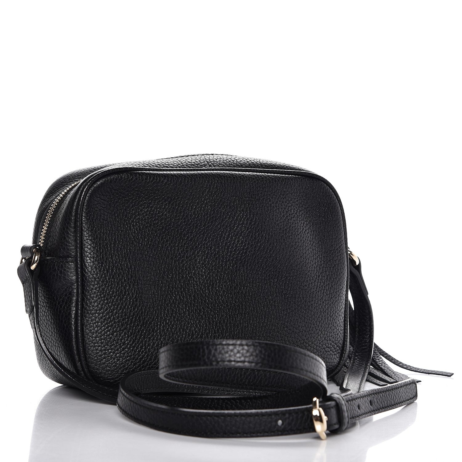 Gucci Pebbled Calfskin Small Soho Disco Bag Black 3 of 7