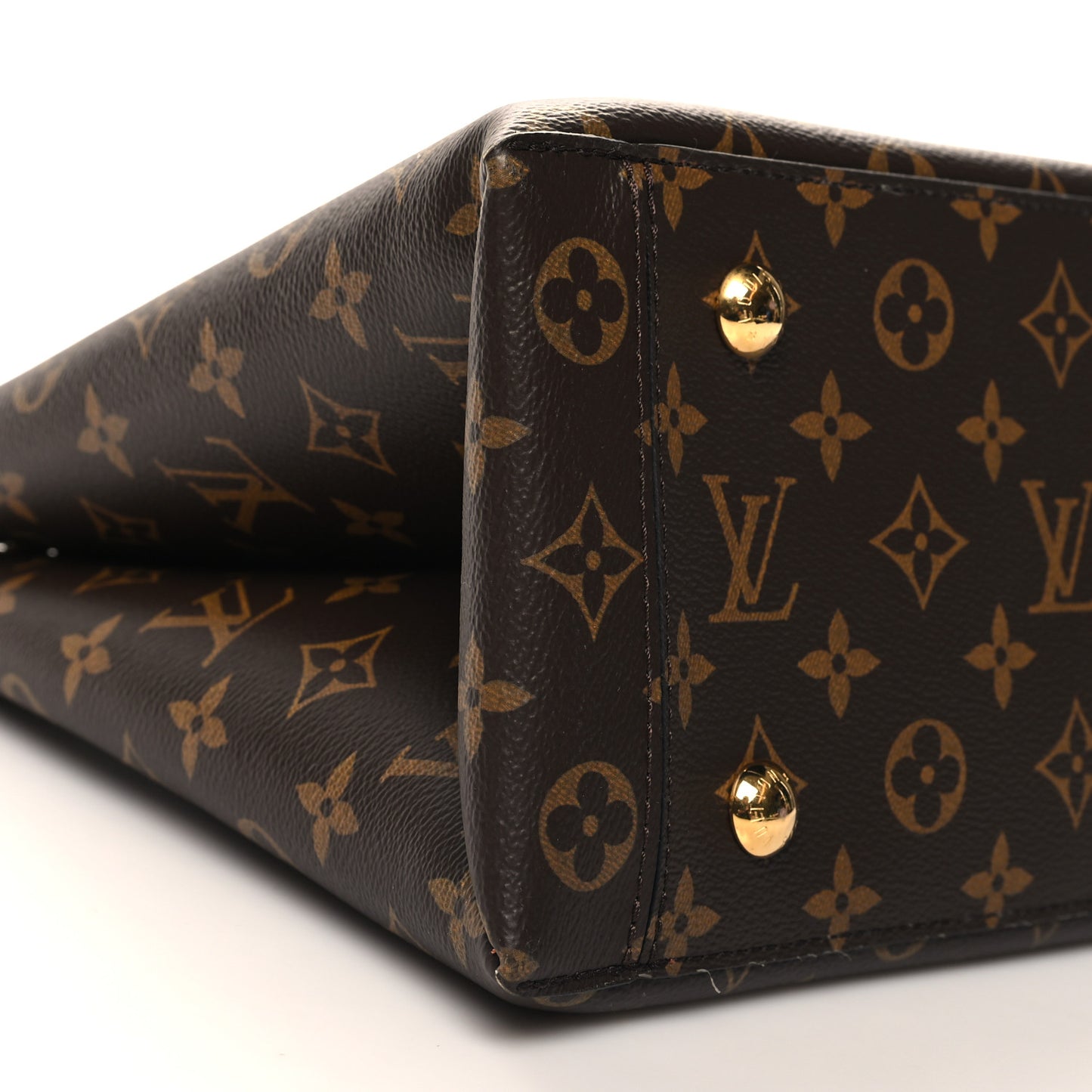 Monogram Flower Tote Caramel