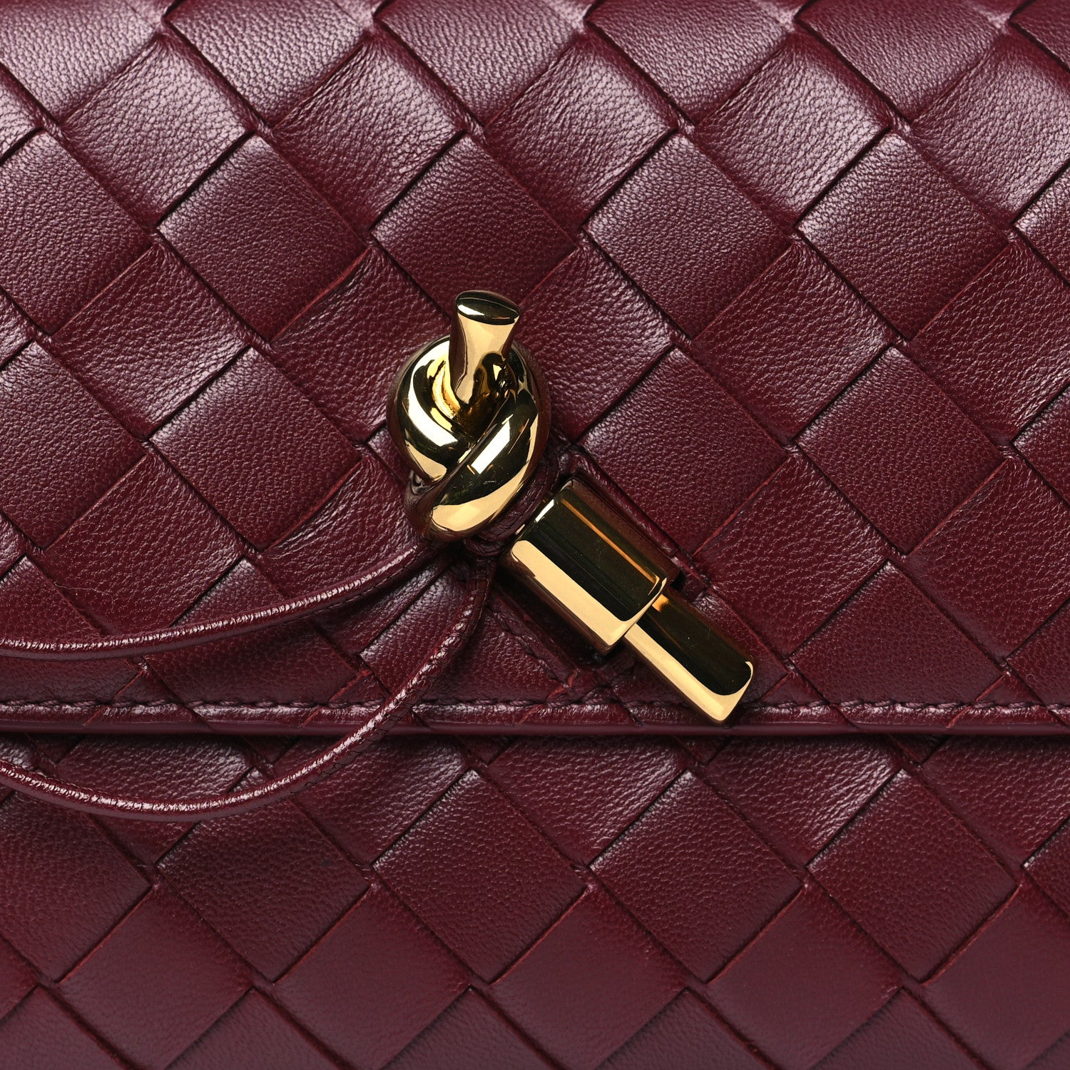 Bottega Veneta Nappa Intrecciato Mini Andiamo Crossbody Bag Barolo 8 of 10