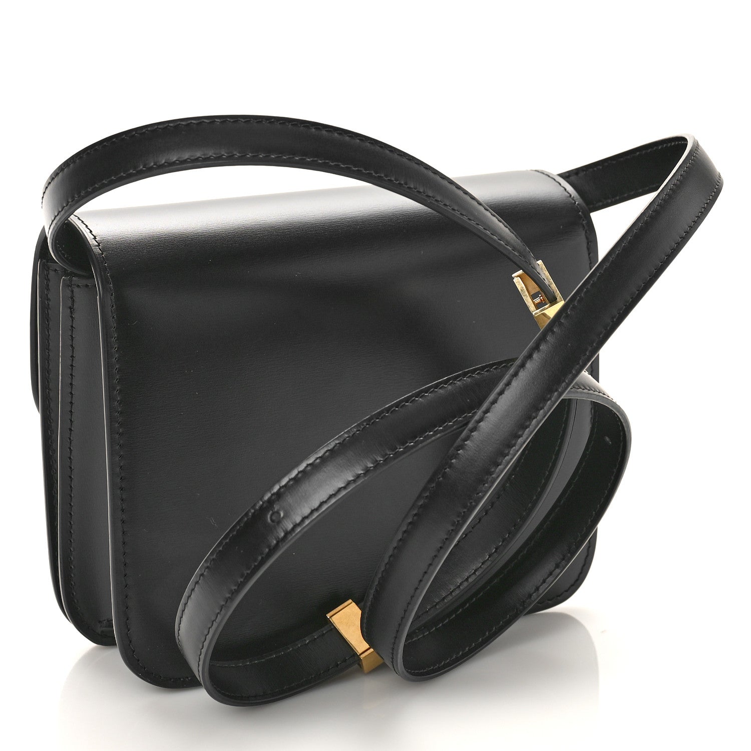 Celine Box Calfskin Teen Classic Box Flap Bag Black 3 of 8