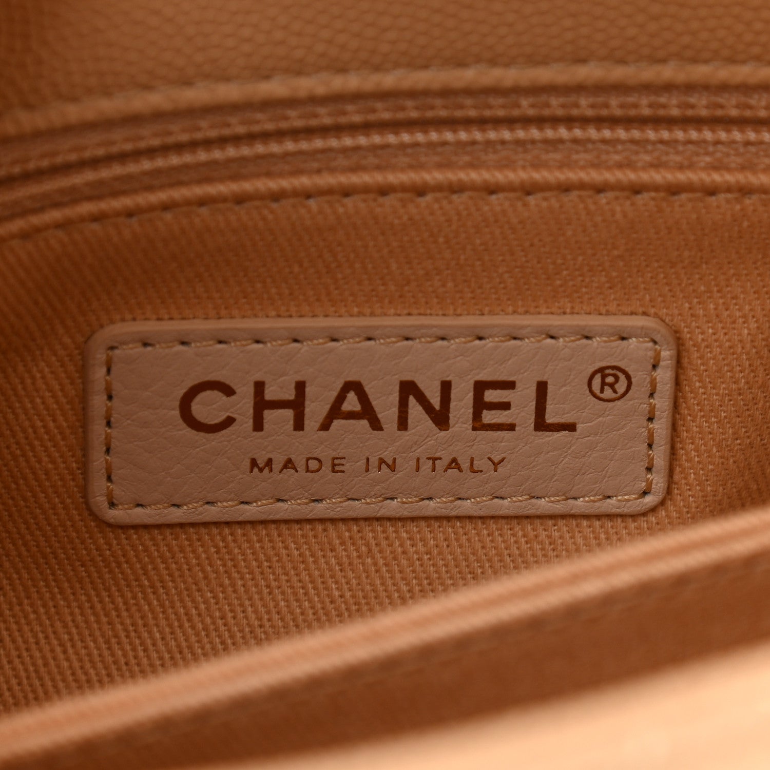 Chanel Caviar Lizard Embossed Quilted Mini Coco Handle Flap Beige 5 of 9