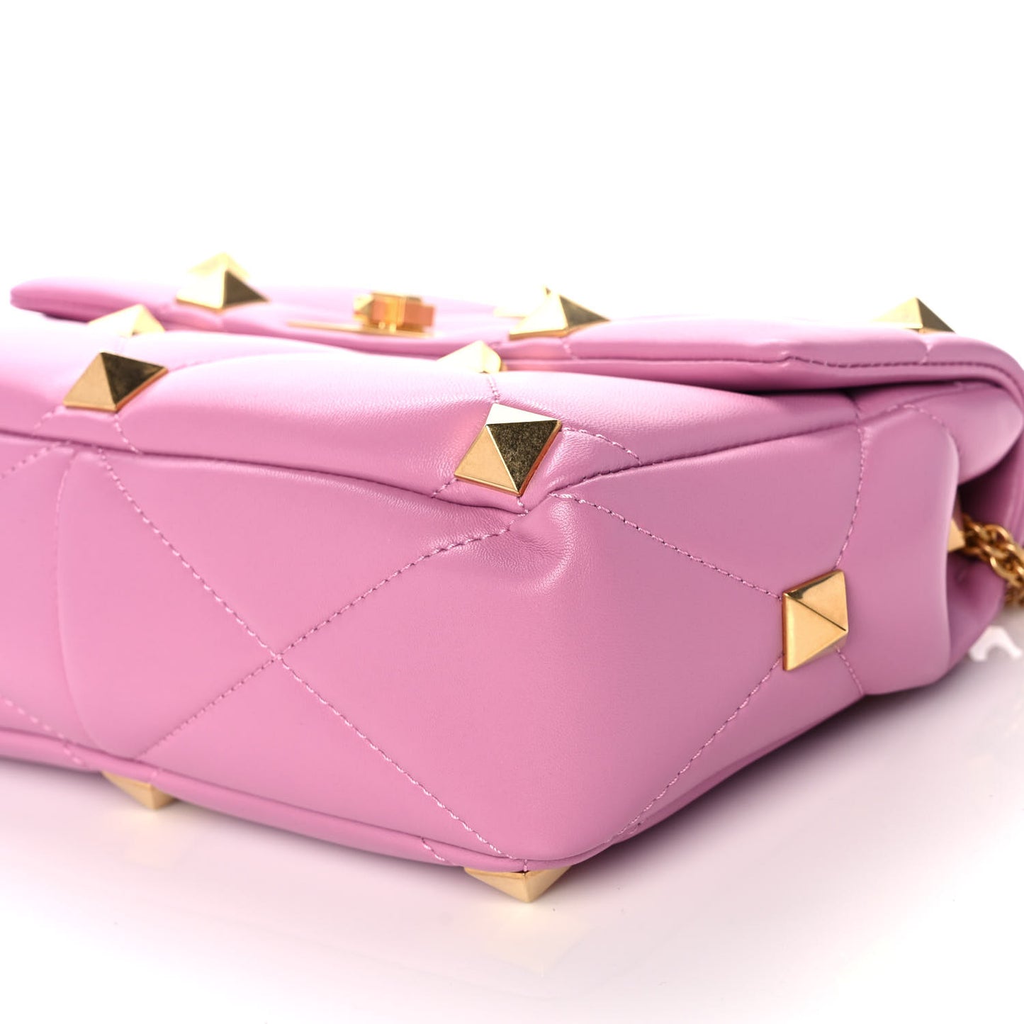 Nappa Large Roman Stud Shoulder Bag Giacinto