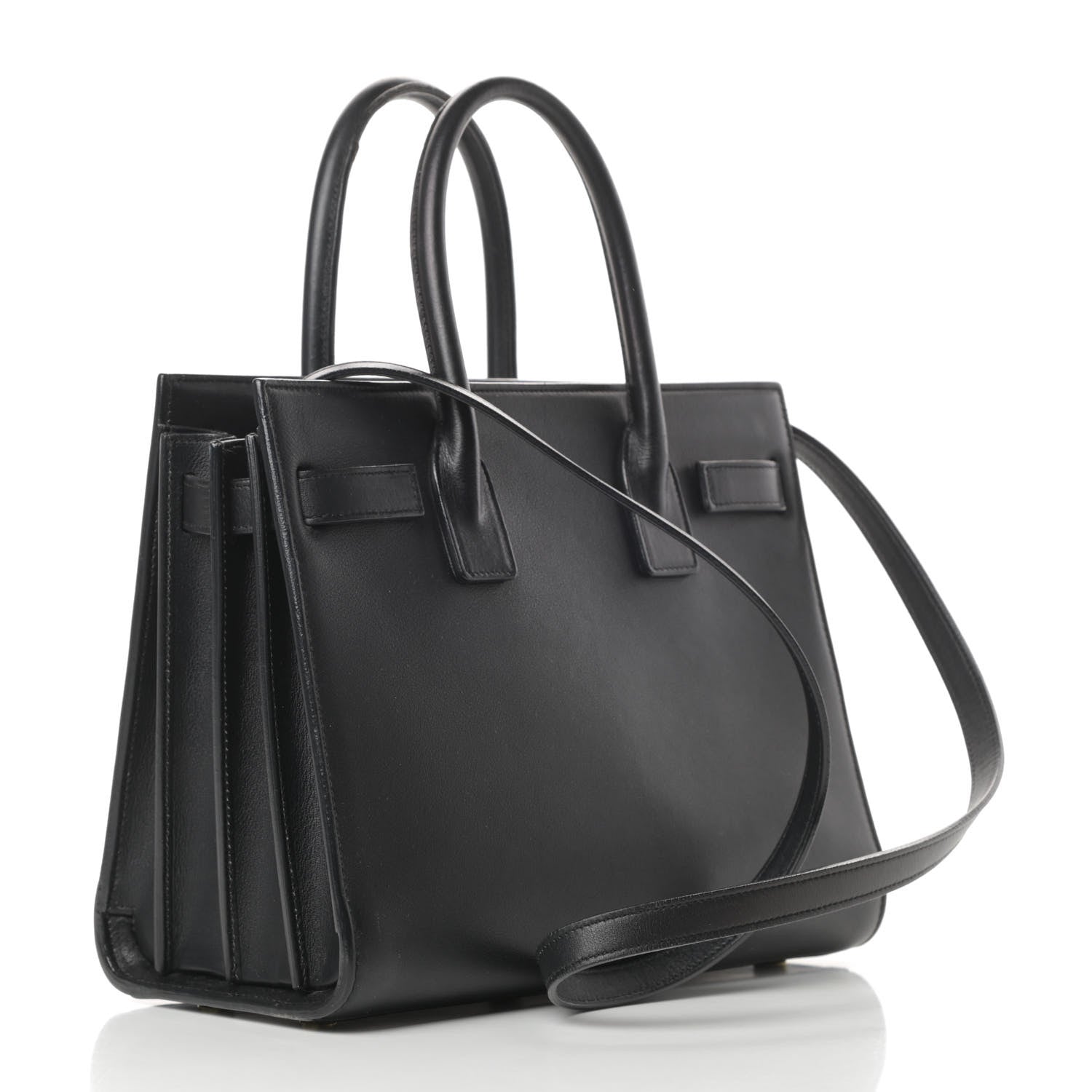 Saint Laurent Calfskin Baby Sac de Jour Black 3 of 19