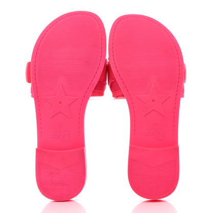 Christian Dior Technical Stretch Fabric Camouflage Dio(r)evolution Slide Sandals 39 Fuchsia Fluo 5 of 8