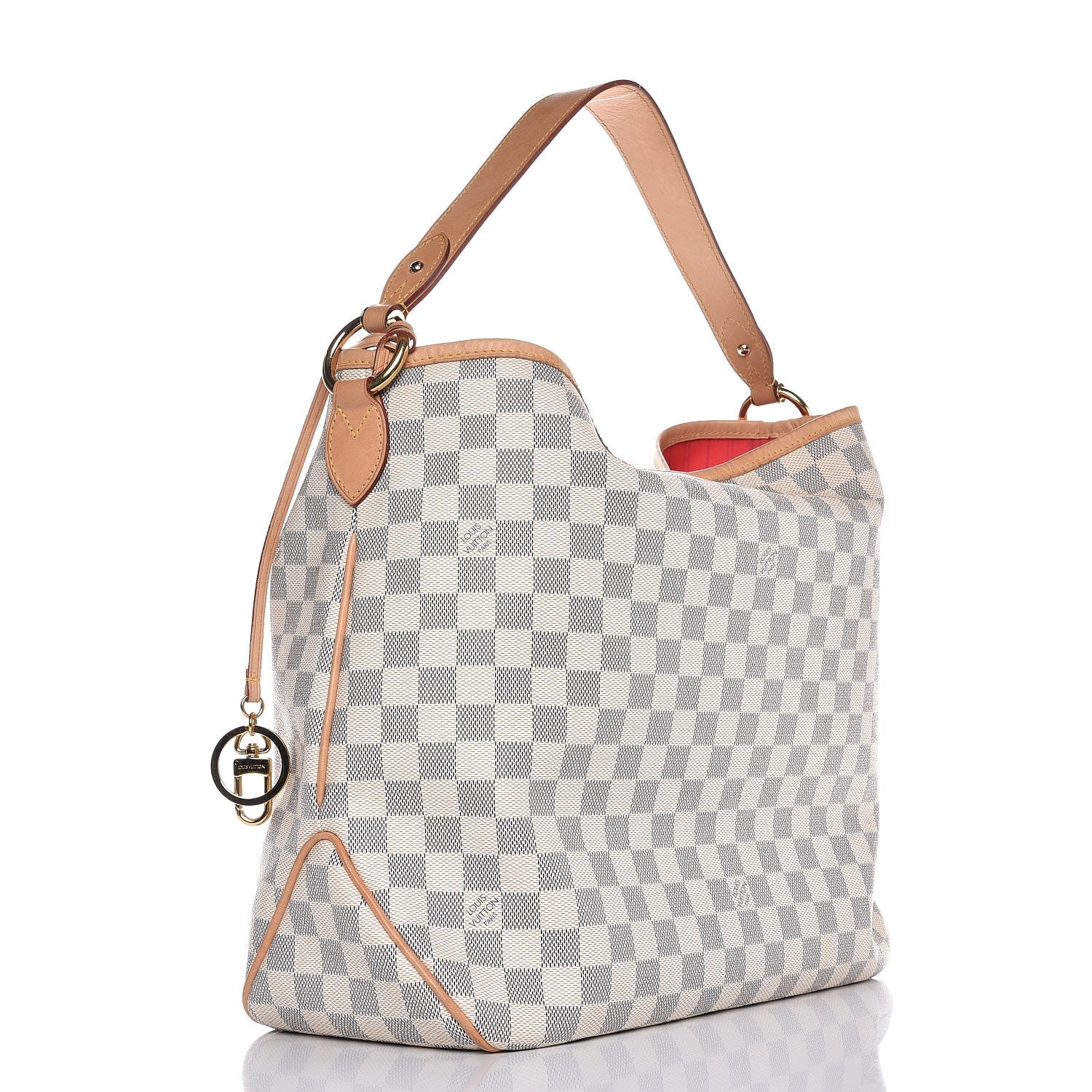 Louis Vuitton Damier Azur Delightful MM Pink 3 of 14