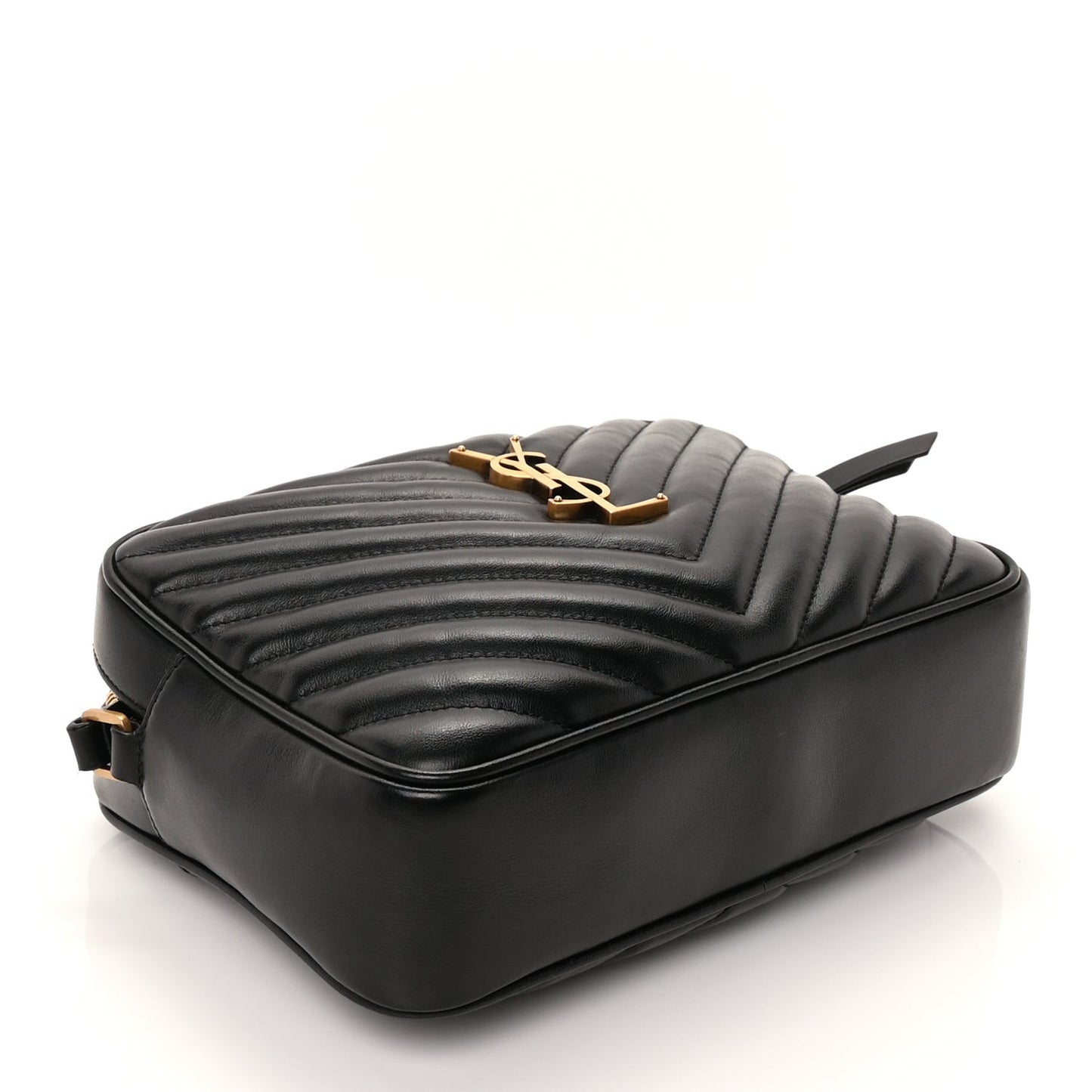 Calfskin Matelasse Monogram Lou Camera Bag  Black