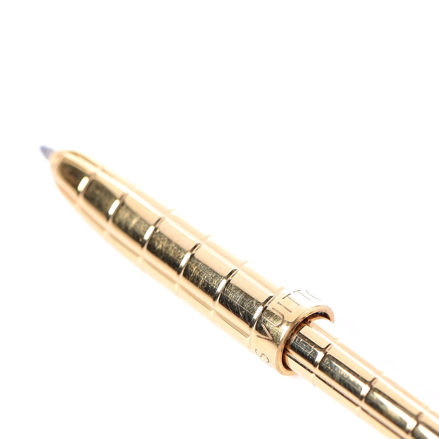 Louis Vuitton Agenda Ballpoint Pen Gold 9 of 9
