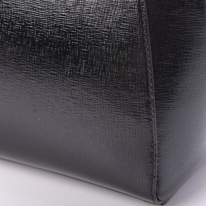 Fendi Patent Vitello Elite Regular 2Jours Tote Black 12 of 13