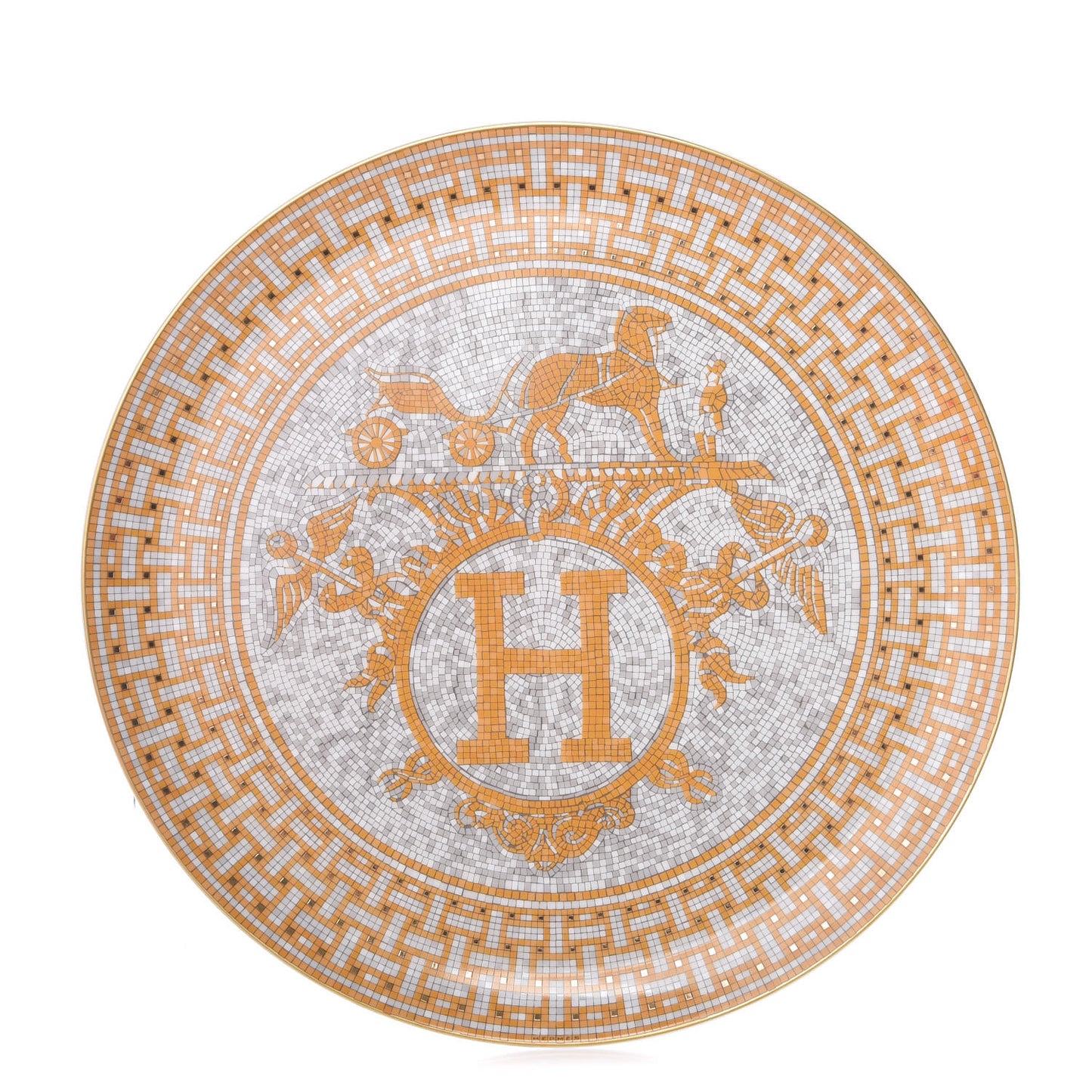 Porcelain Mosaique au 24 Tart Platter