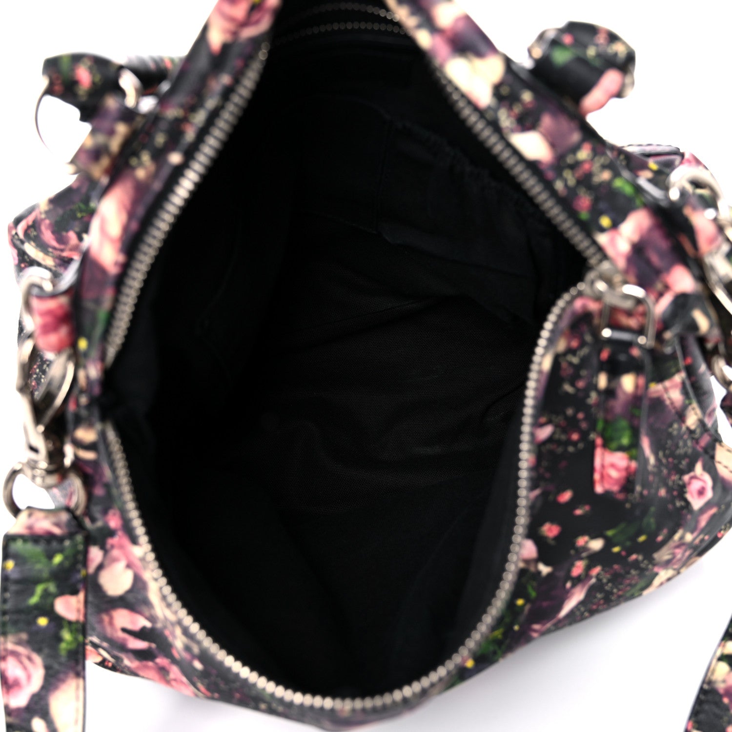 Givenchy Lambskin Roses Camouflage Print Medium Pandora Black 3 of 12