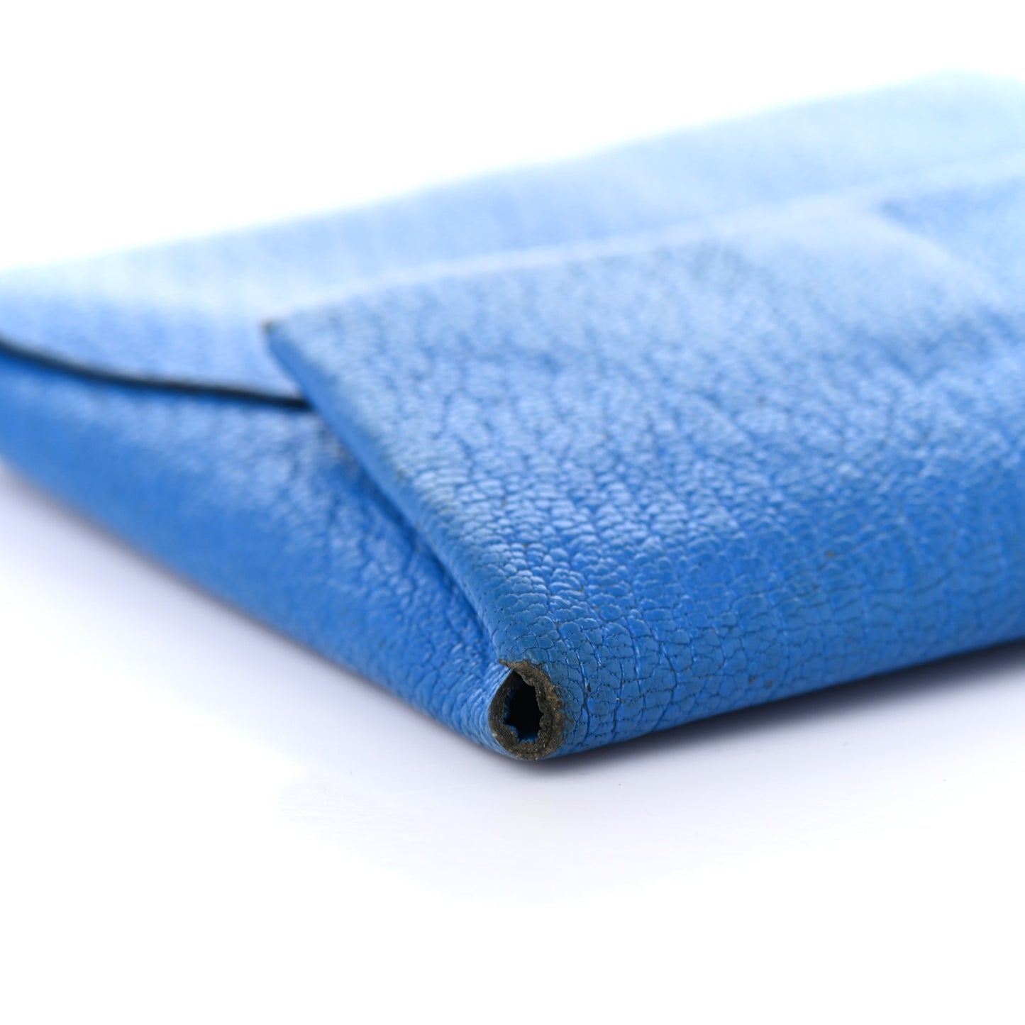 Chevre Mysore Bastia Coin Purse Bleu Hydra