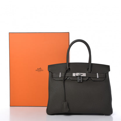 Hermes Togo Birkin 30 Vert De Gris 10 of 10