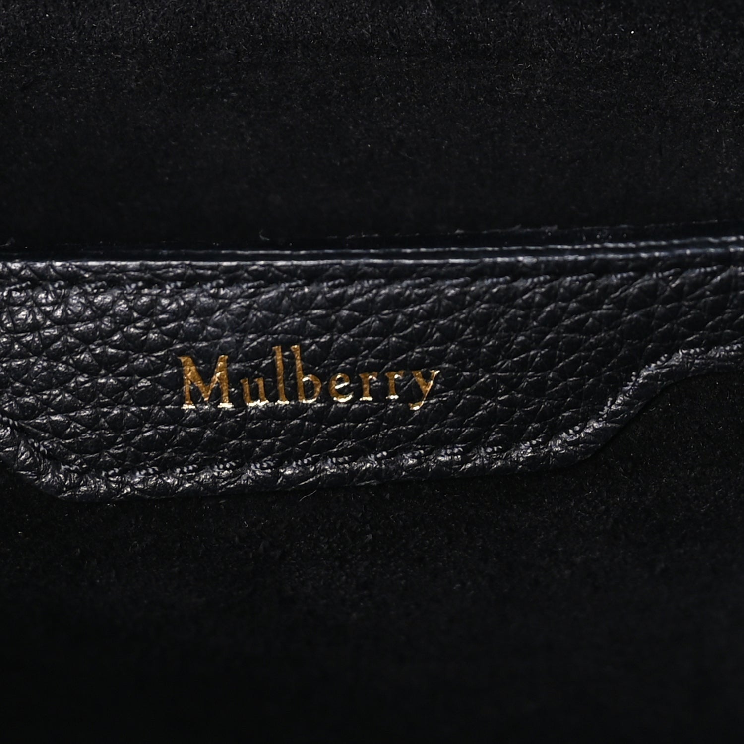 Mulberry Classic Grain Small Bayswater Zip Tote  Black 5 of 7