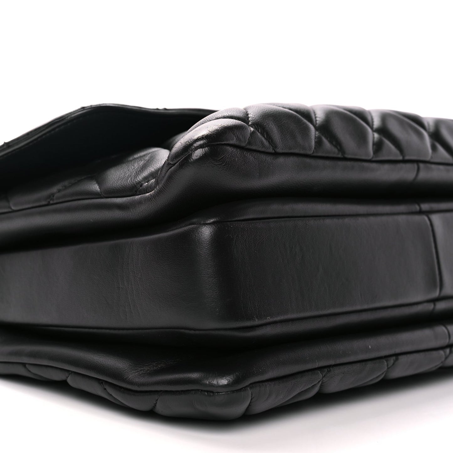 Lambskin Quilted Medium Trendy CC Flap Dual Handle Bag Black