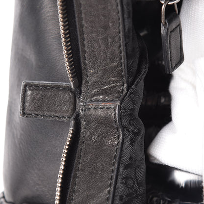 Christian Dior Lambskin Plisse Pleated Frame Satchel Black 8 of 16