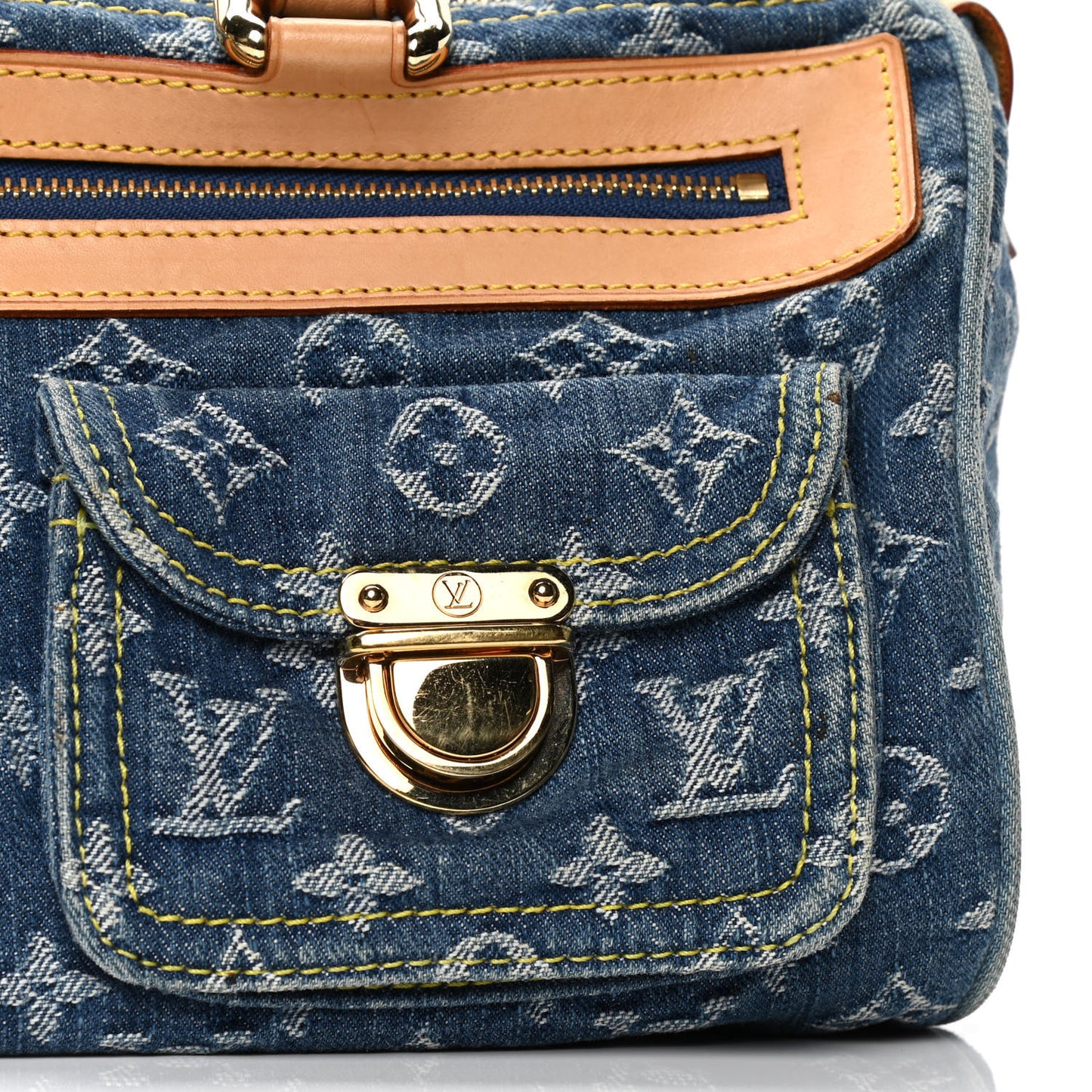 Monogram Denim Neo Speedy Blue