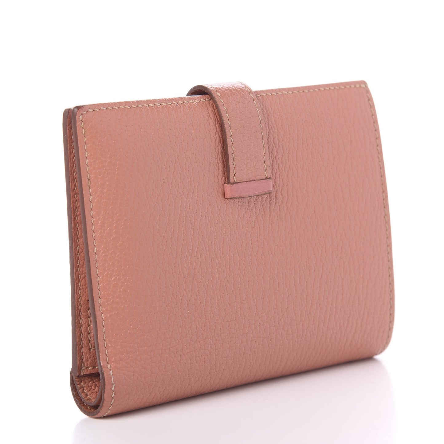 Chevre Mysore Bearn Compact Wallet Crevette