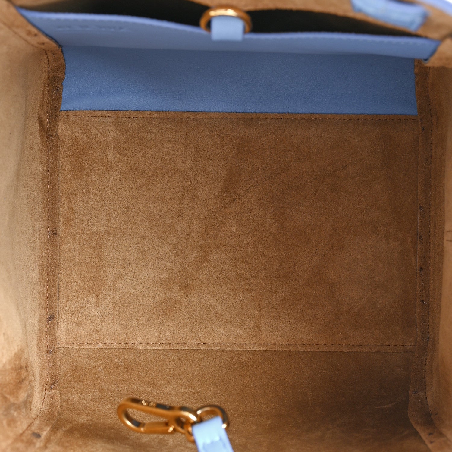 Loewe Calfskin Small Hammock Nugget Shoulder Bag Celestine Blue 5 of 10