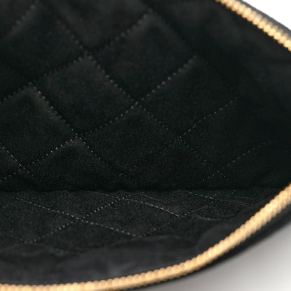 Chanel Velvet Sequin Quilted Chanel 22 Removable Pouch Black 5 of 5