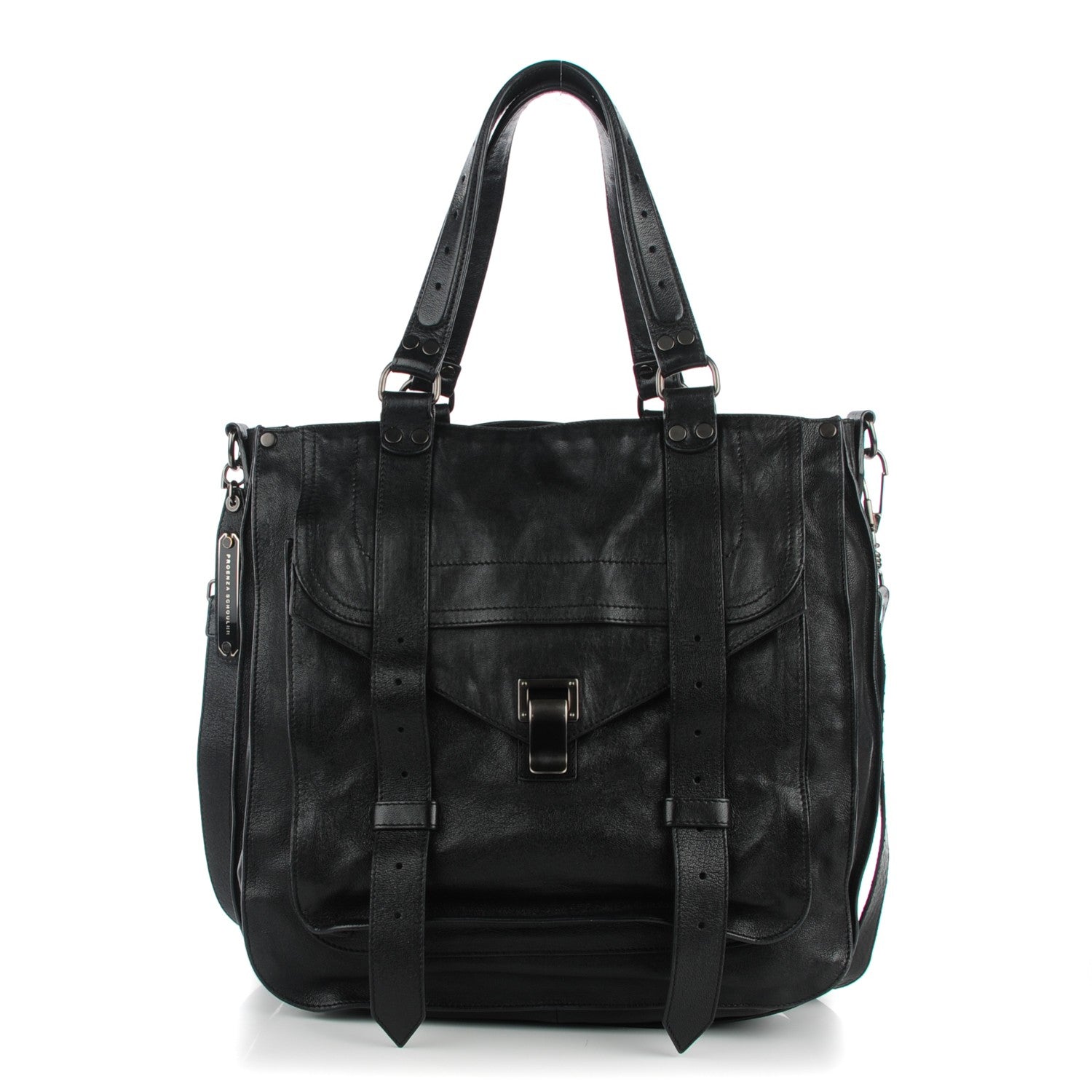 Proenza Schouler Lambskin PS1 Tote Black 1 of 3