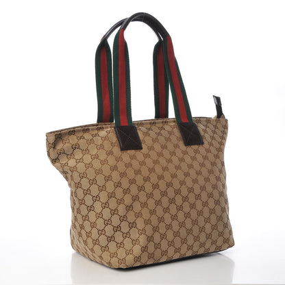 Gucci GG Monogram Large Web Handle Bucket Tote 3 of 7