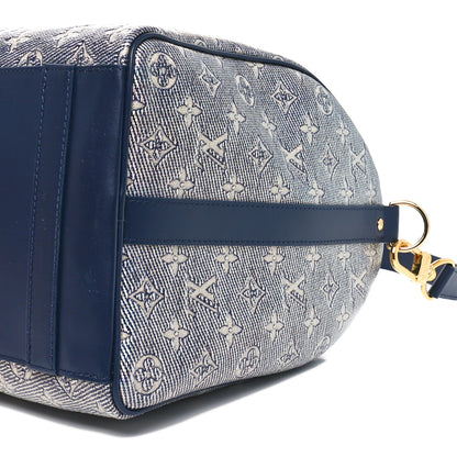 Louis Vuitton Monoglam Keepall 45 Blue 8 of 8