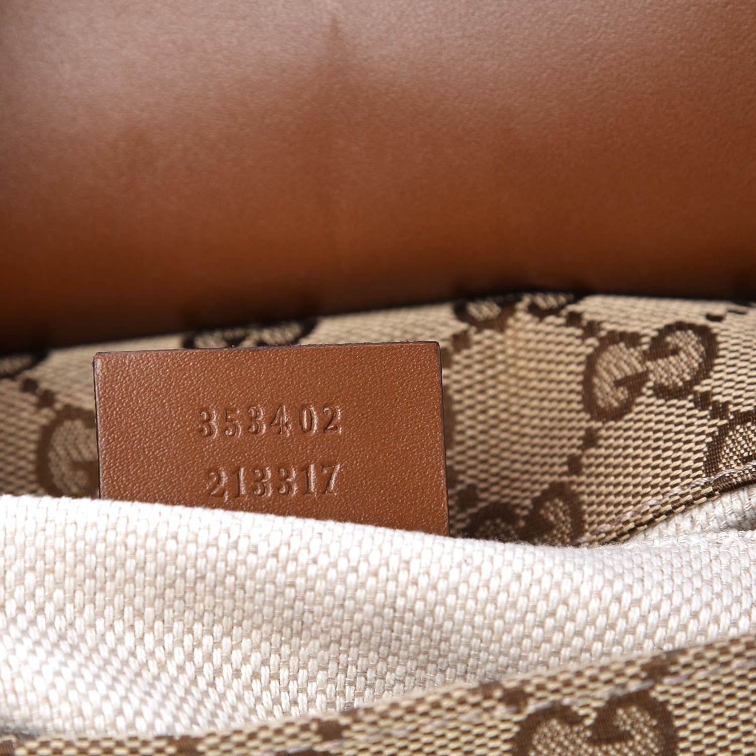 Gucci Monogram Belt Bag Brown 7 of 7