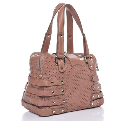 Jimmy Choo Lambskin Perforated Blythe M Pink 3 of 9