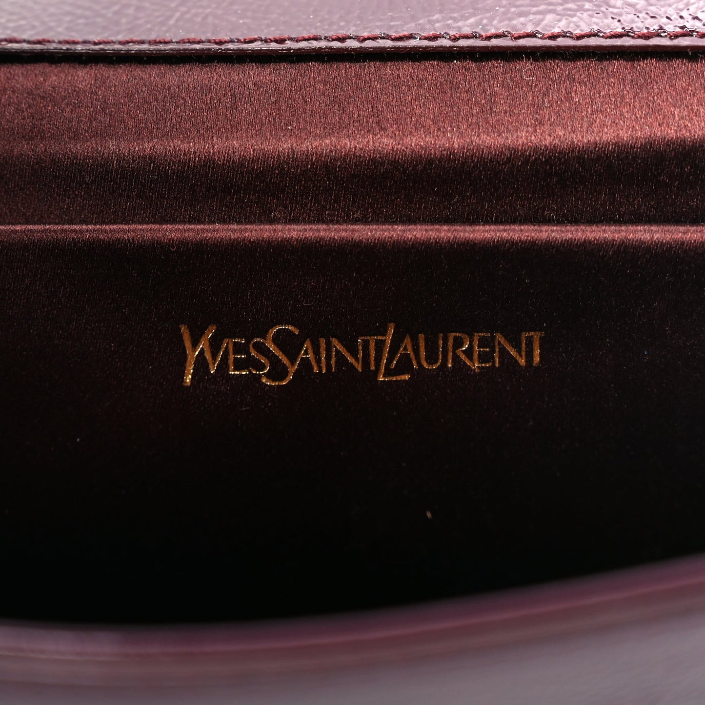 Textured Patent Monogram Large Belle De Jour Clutch Burgundy