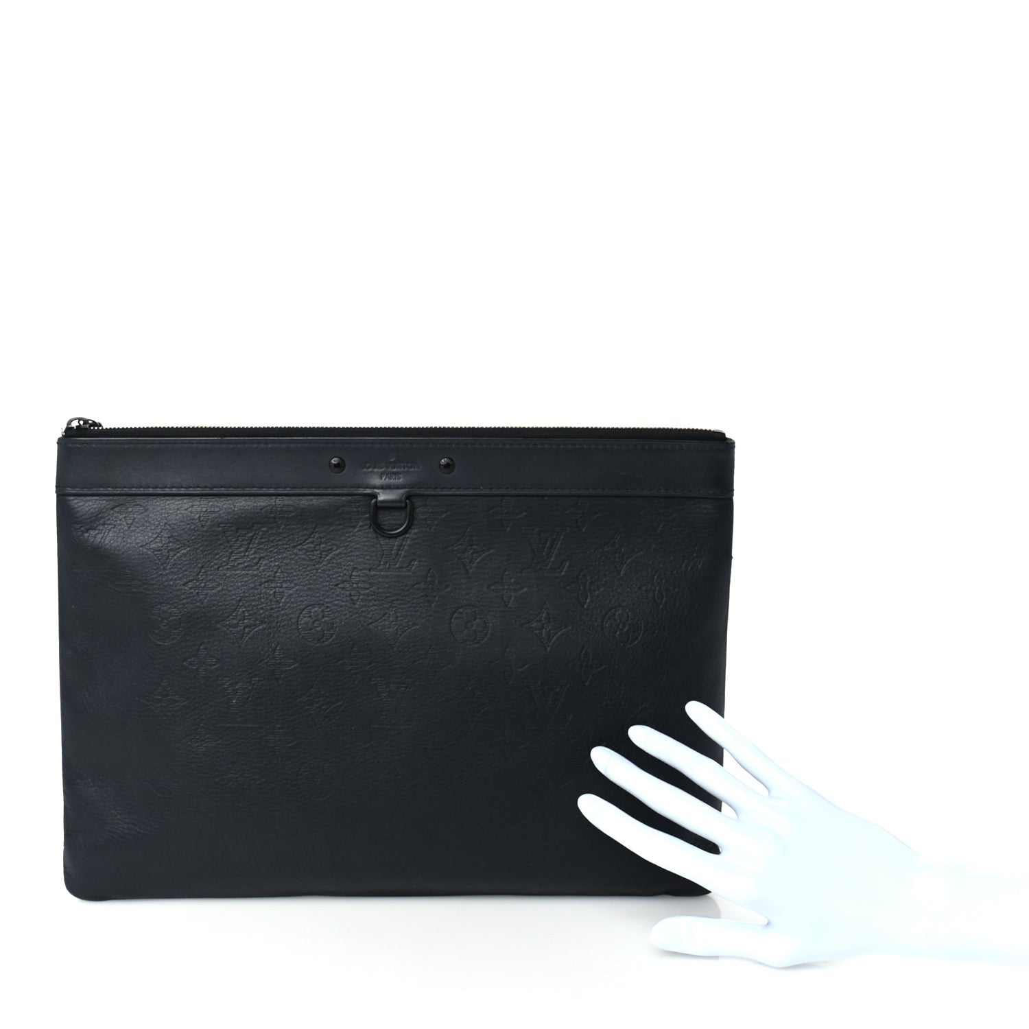 Louis Vuitton Calfskin Monogram Shadow Discovery Pochette 3 of 6