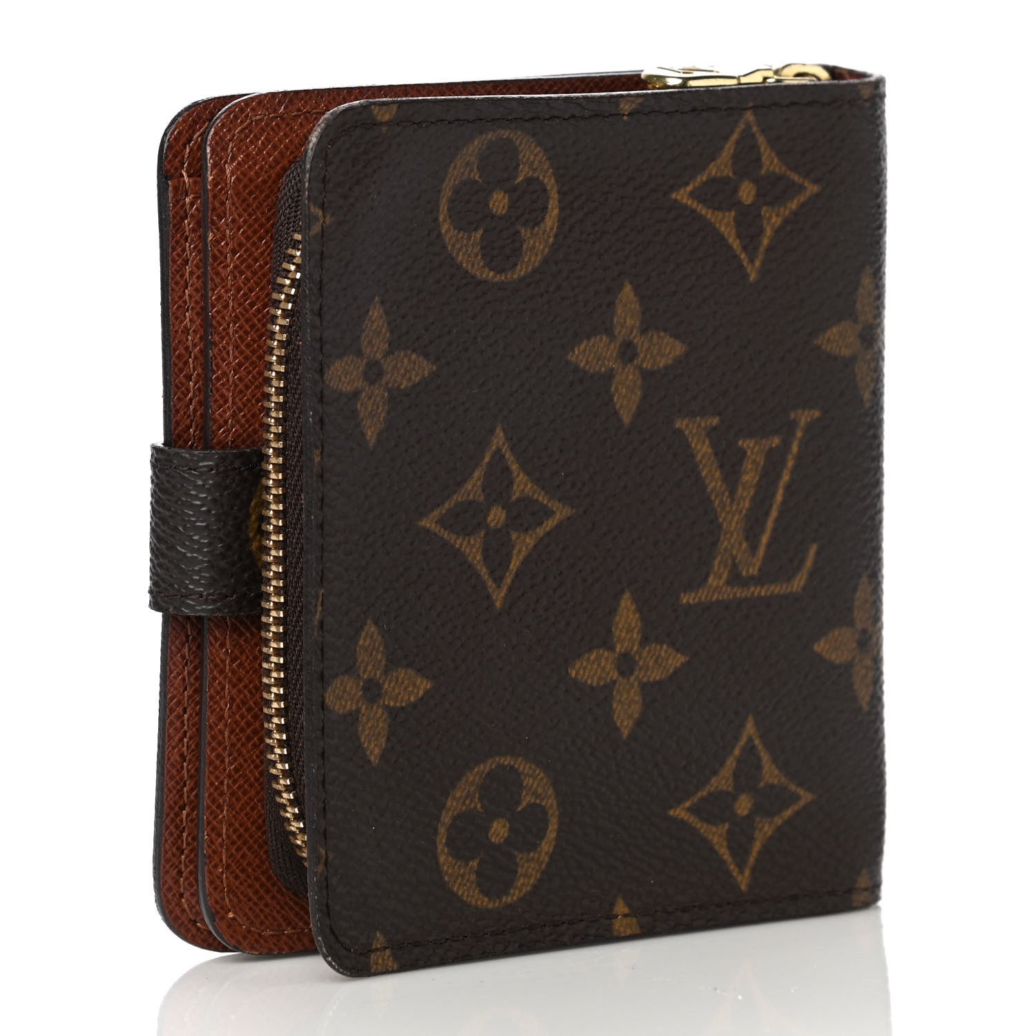 Louis Vuitton Monogram Compact Zippe Zipped Wallet 3 of 12