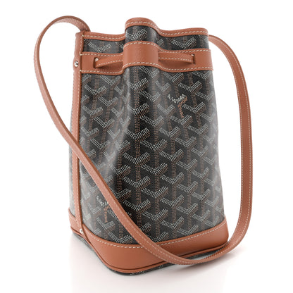 Goyard Goyardine Petit Flot Bucket Bag PM Black Gold 3 of 10