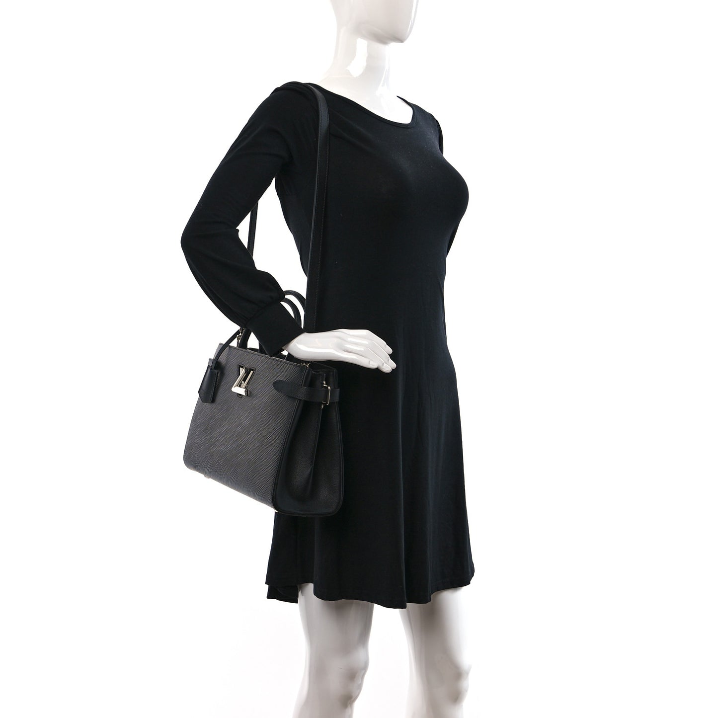 Epi Twist Tote Black