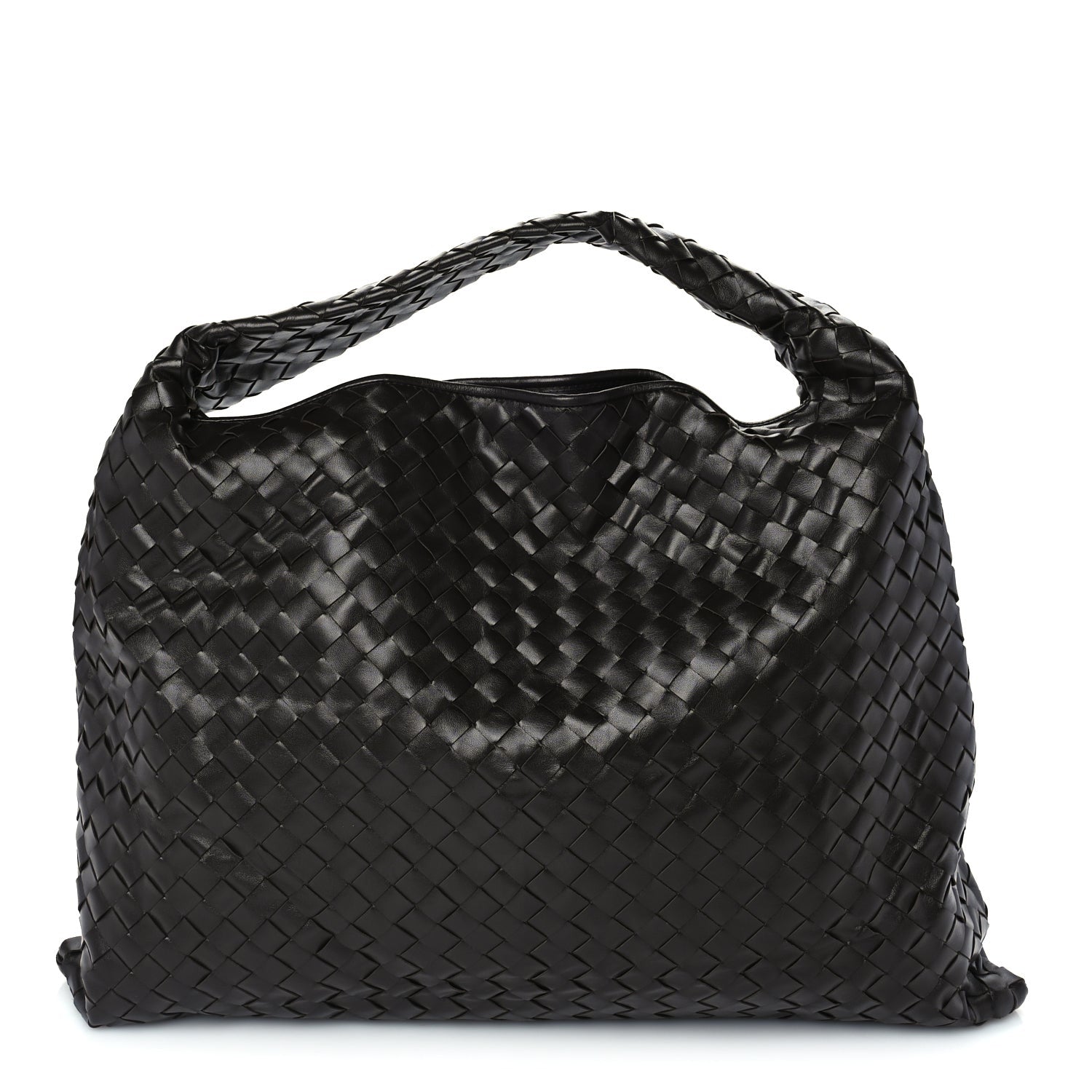 Bottega Veneta Calfskin Intrecciato Large Hop  Fondant 1 of 8