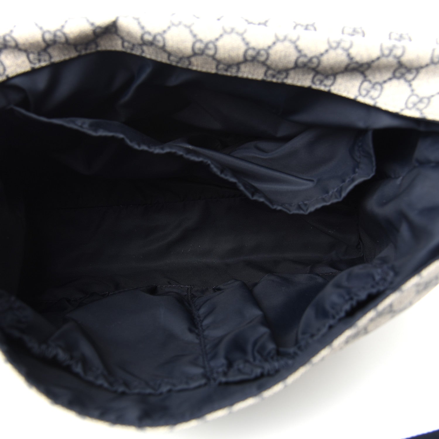 Gucci GG Plus Monogram Messenger Diaper Bag Navy 6 of 10