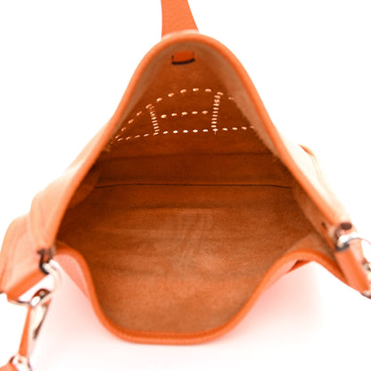 Hermes Taurillon Clemence Evelyne III PM Orange 5 of 14