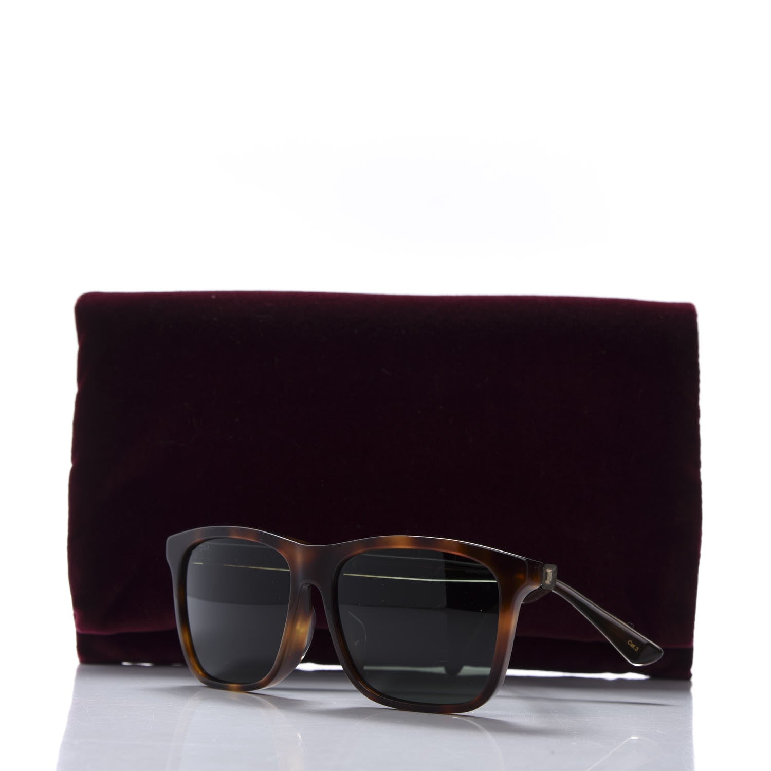 Gucci Acetate Frame Sunglasses GG0381SA Tortoise 9 of 9