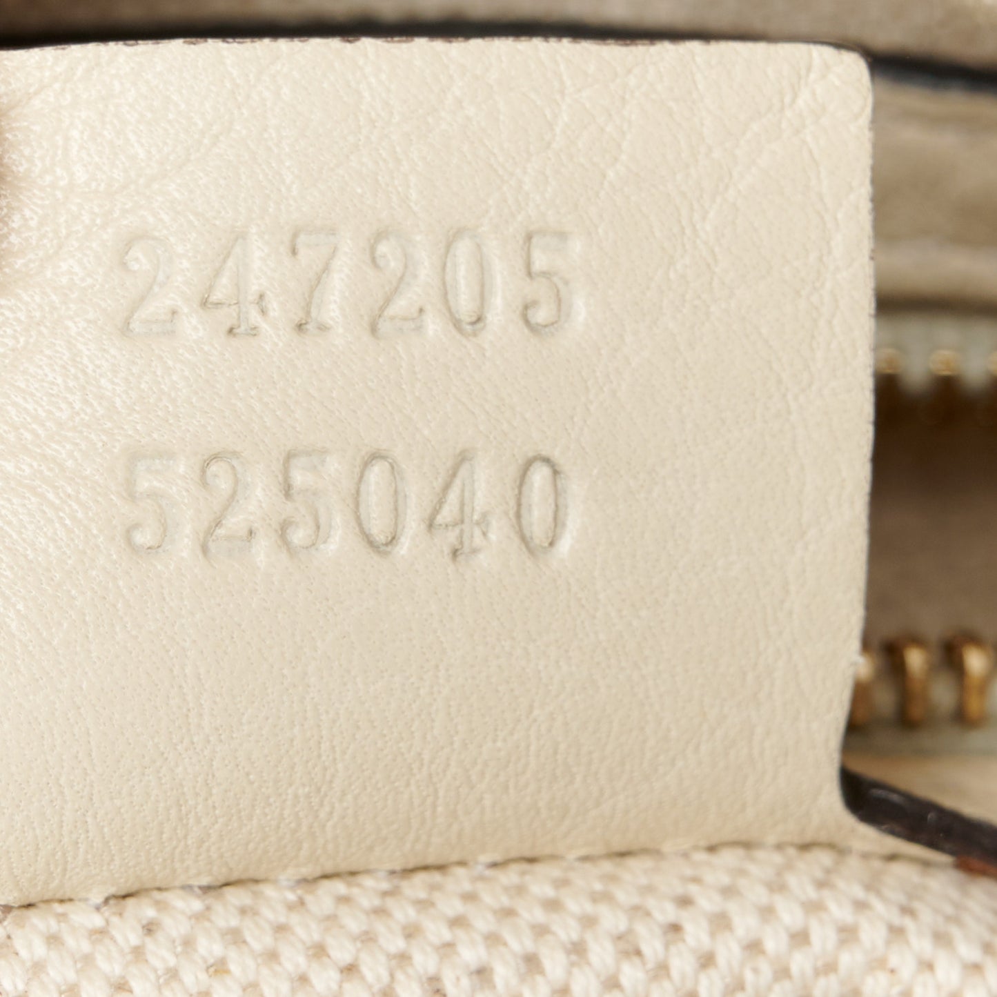 Calfskin Vintage Web Medium Boston Mystic White