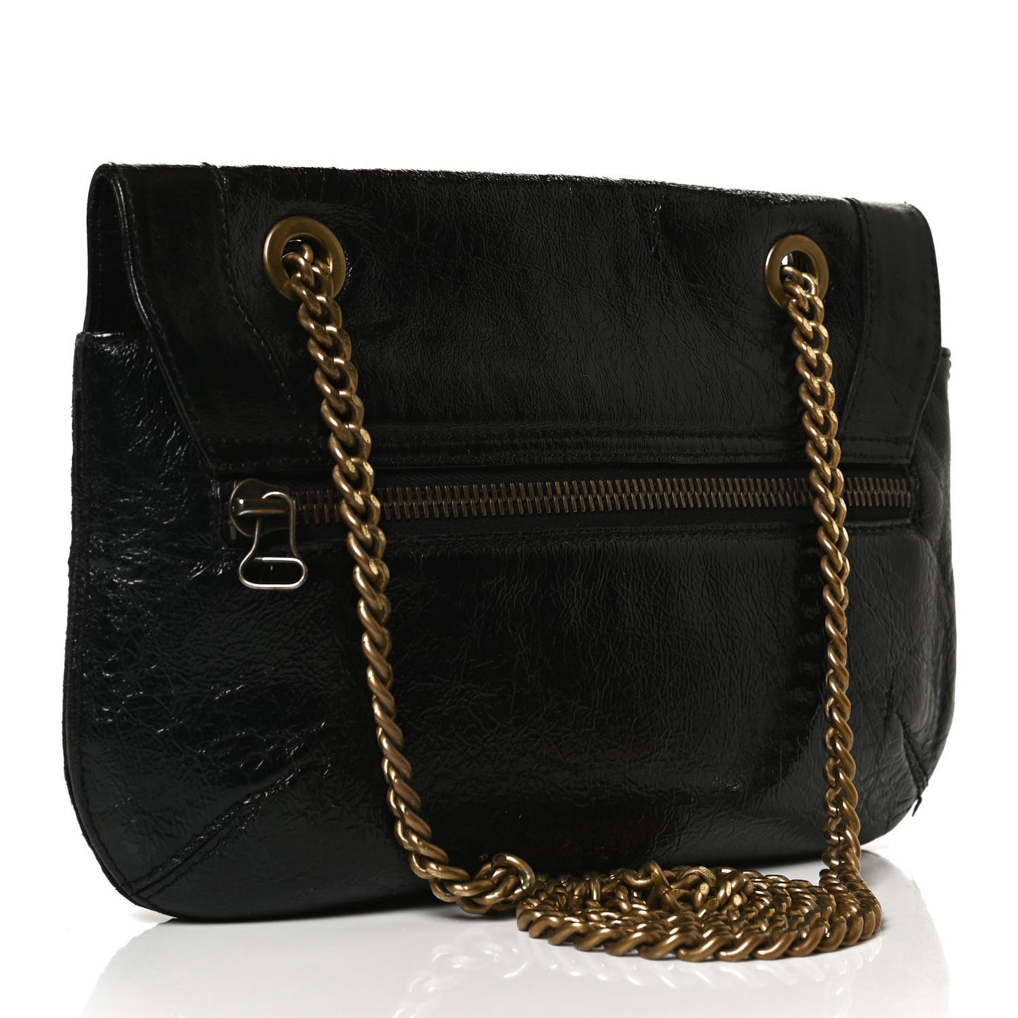 Lambskin Happy Chain Bag Black