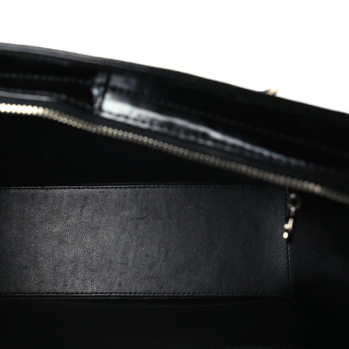 Chanel Glazed Calfskin Shoulder Bag  Black 4 of 9