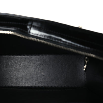 Chanel Glazed Calfskin Shoulder Bag  Black 4 of 9