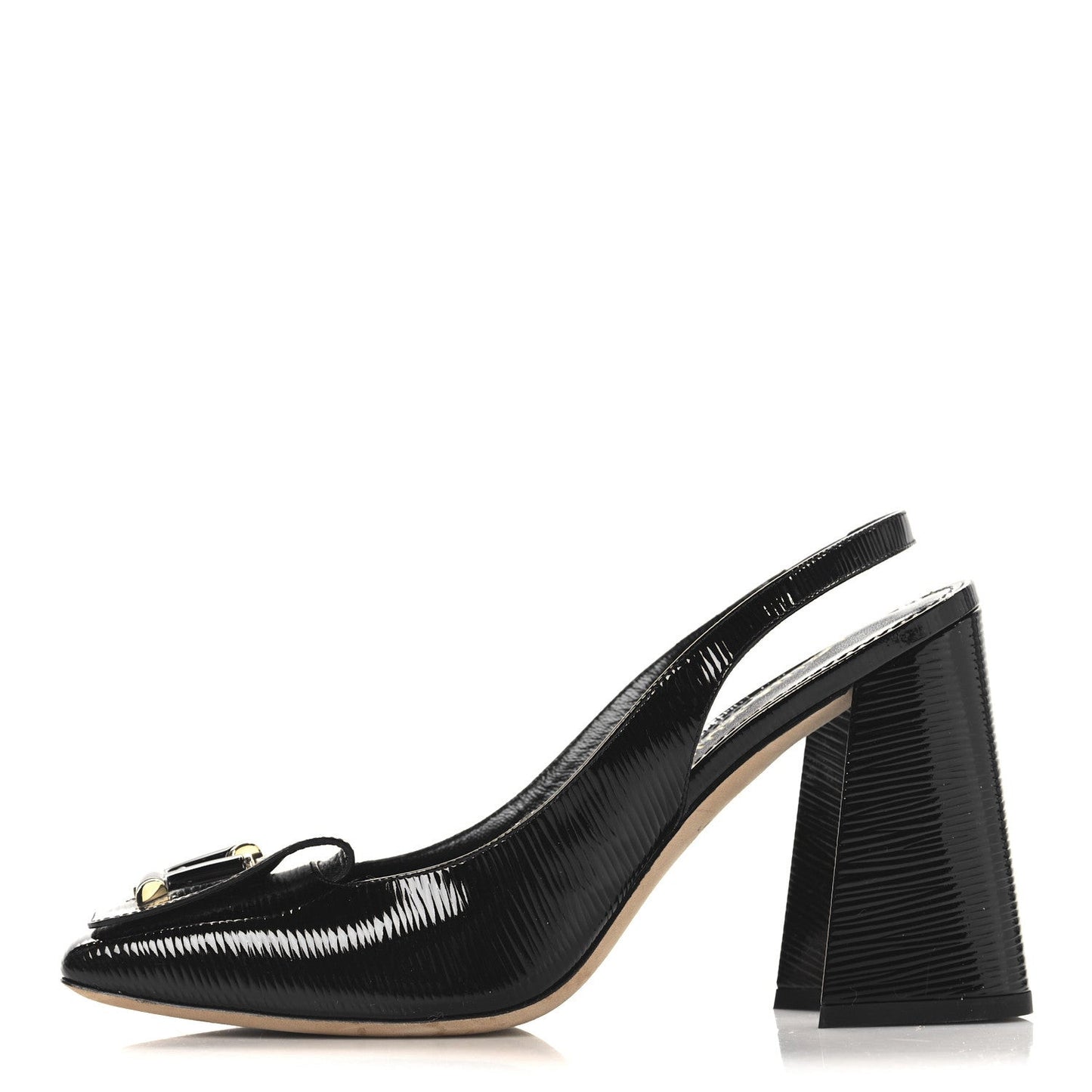Electric Epi Shake Slingback Pumps Black