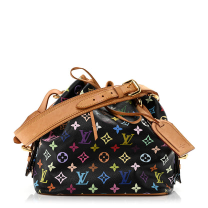 Louis Vuitton Monogram Multicolor Petit Noe Black 1 of 10